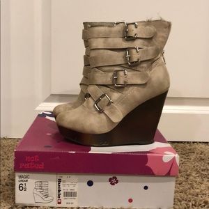 Not Rated wedge boots